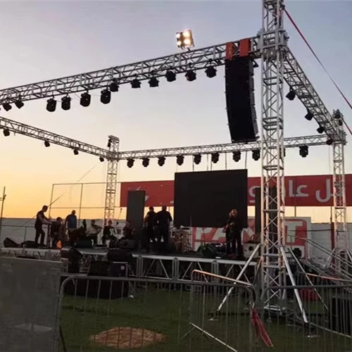 Factory Price Customized Aluminum Alloy  Frame Spigot Hot Sales Customized Concert Speaker And Lighting Truss Crane Lift Tower