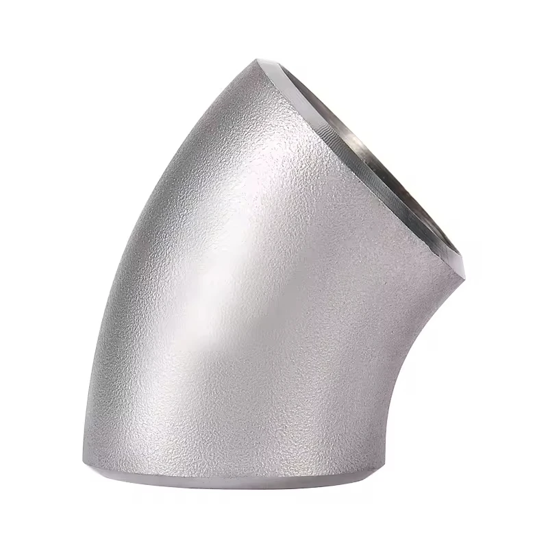 316 Butt-welding 45 degree elbow fittings sanitary stainless steel seamless welded elbow