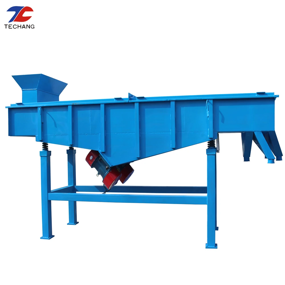 Linear Vibrating Screen Sifter For Frozen Fruit Cubes