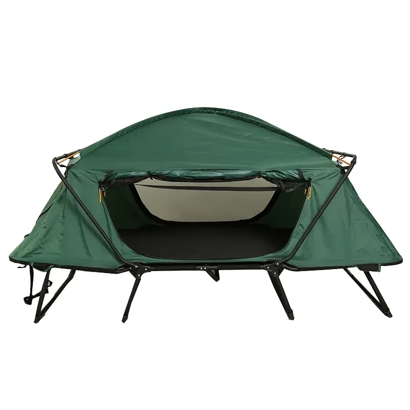 Factory Direct Supply New Trend 1-2 Person Folding Camping Off Ground Tent Cot Waterproof Off Ground Shelter Outdoor Camping Bed