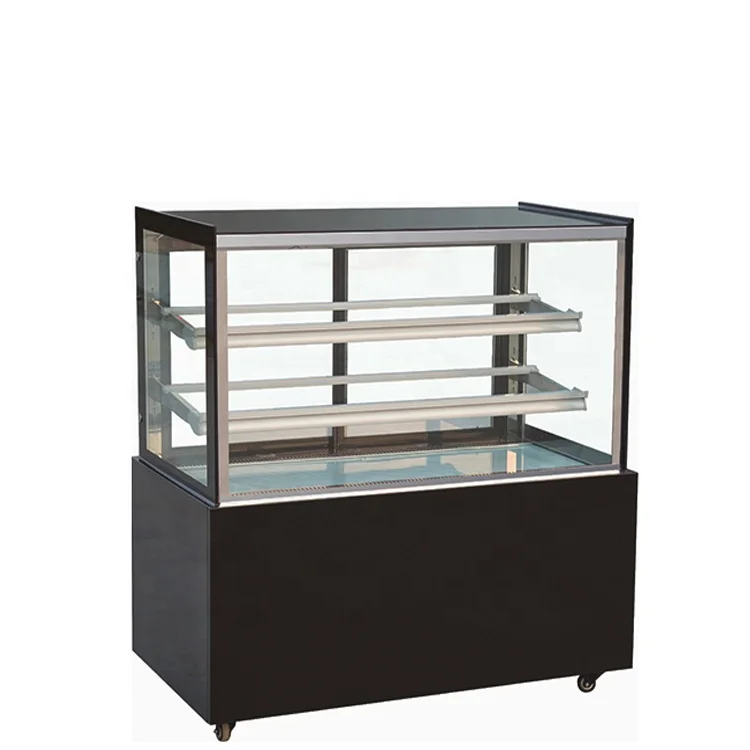 Refrigerated countertop display commercial Glass Refrigerator 130L Cabinet display