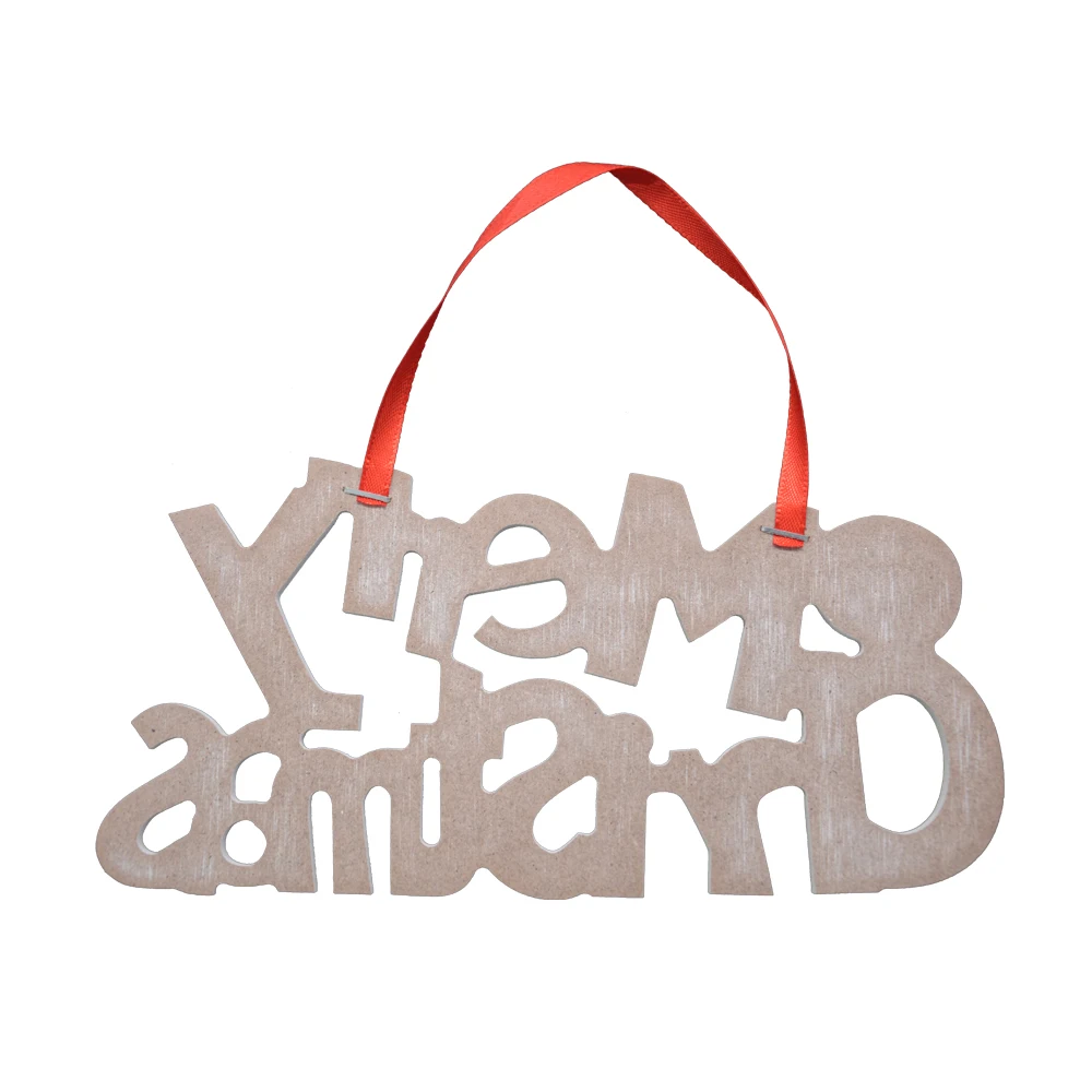 Wholesale Seasonal Party Gift Merry Christmas Home Decoration Christmas Hanging Christmas Tree Ornament Plaque