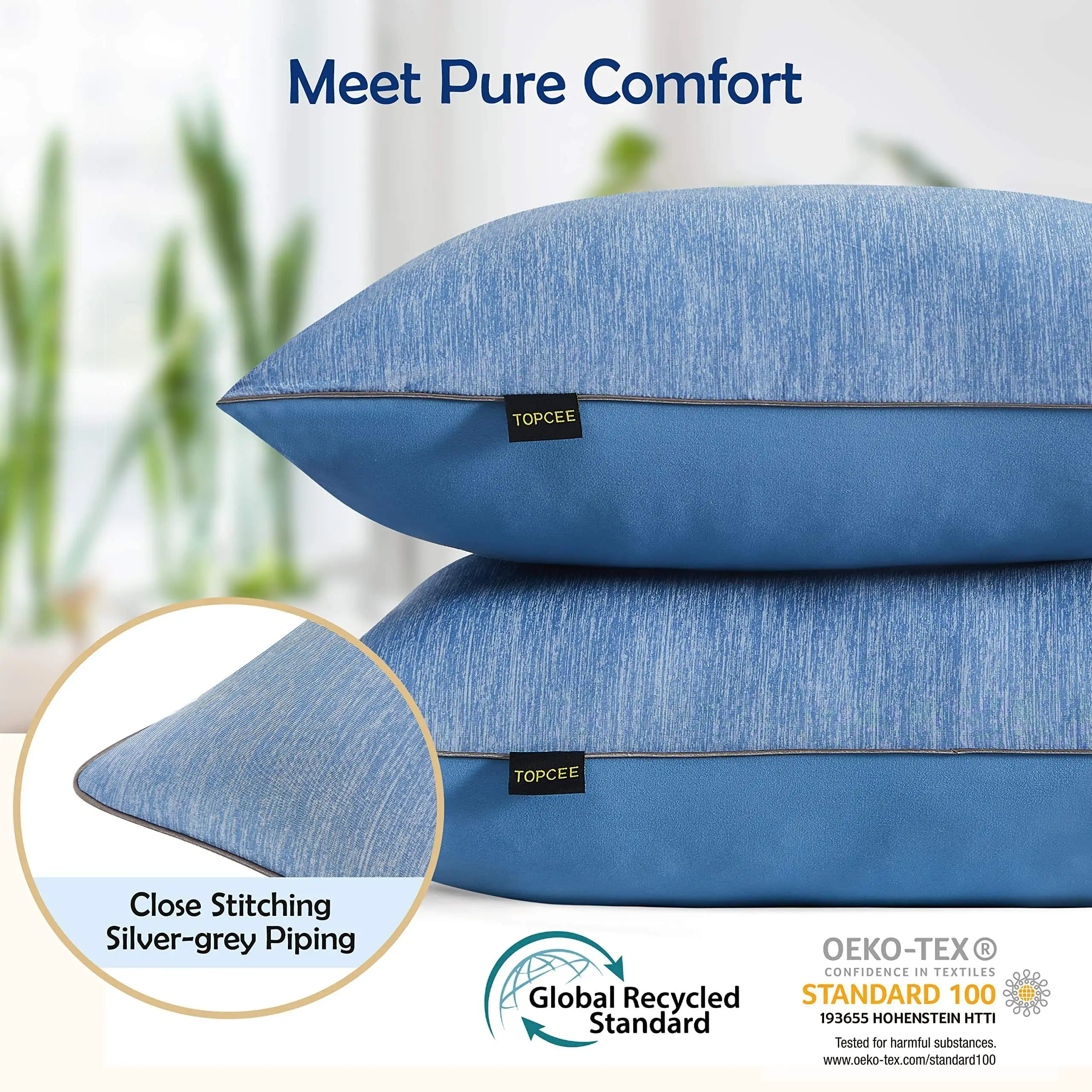 Best Sell Nature Sleeping Bamboo Shell Shredded Filling Gel Cool Hybrid Cervical Memory Foam Cooling Pillow For Sleep
