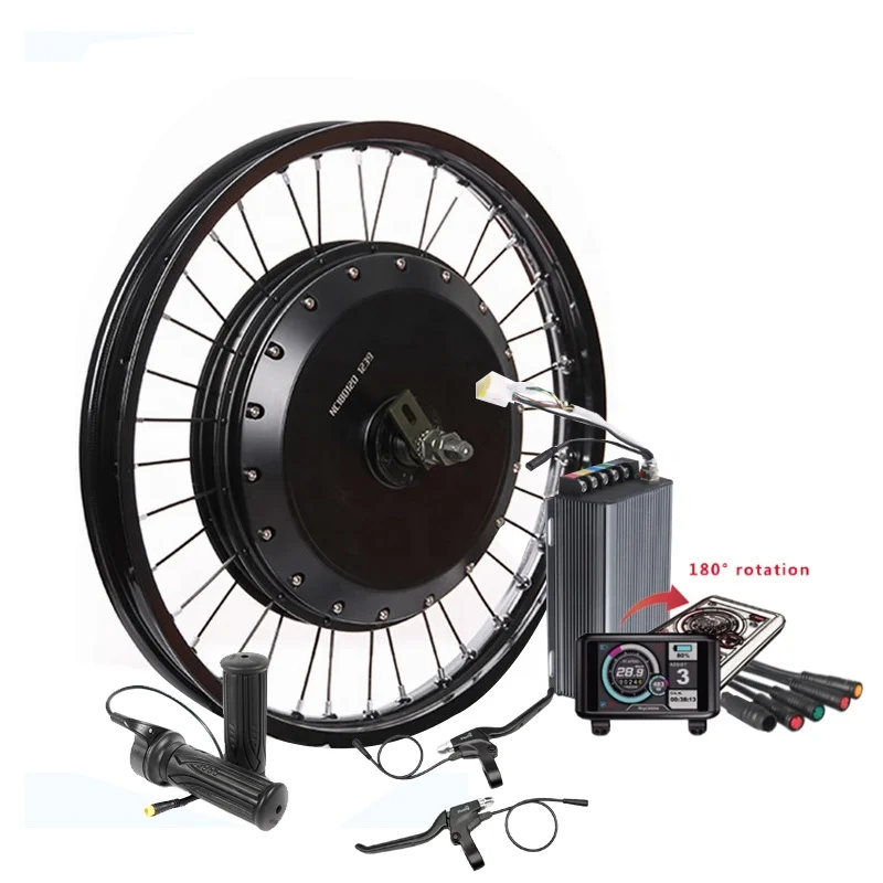 High power qs273 motor electric bike kits 3000w 5000w 8000w electric bike bicycle conversion kit for sale