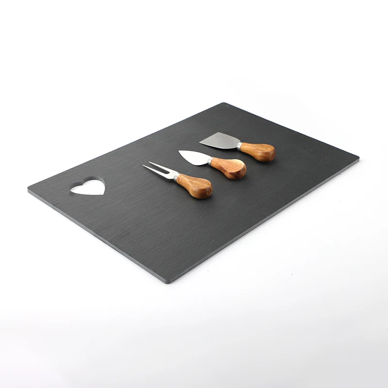 Passed Direct Factory Dinnerware Modern Vintage Restaurant Salad Slate Cheese Board With Knifive