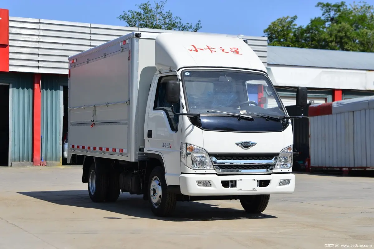 Factory Sale Mini Box Truck 2 Ton Van Cargo Food Truck with Cheap Price New Cars