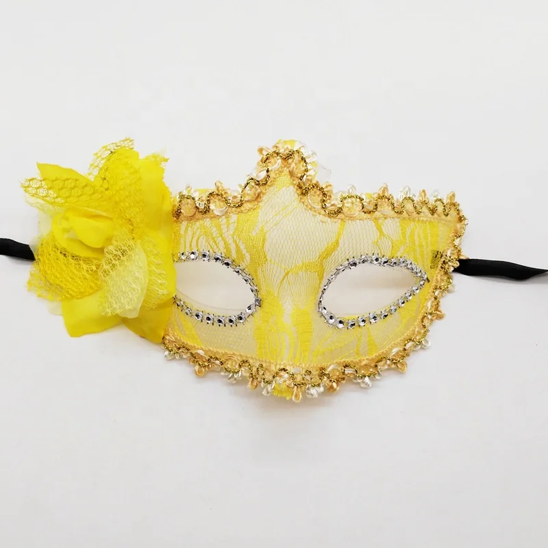 Flower Wedding Carnival Party Performance Costume hot sell christmas halloween party half face mask