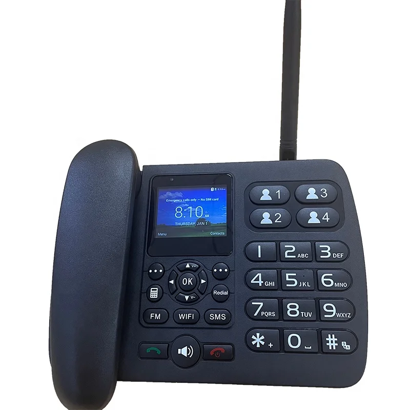 FDD TDD WCDMA GSM Cordless Desktop Telephone Wifi Handset Desk Phone Fixed Wireless Phone