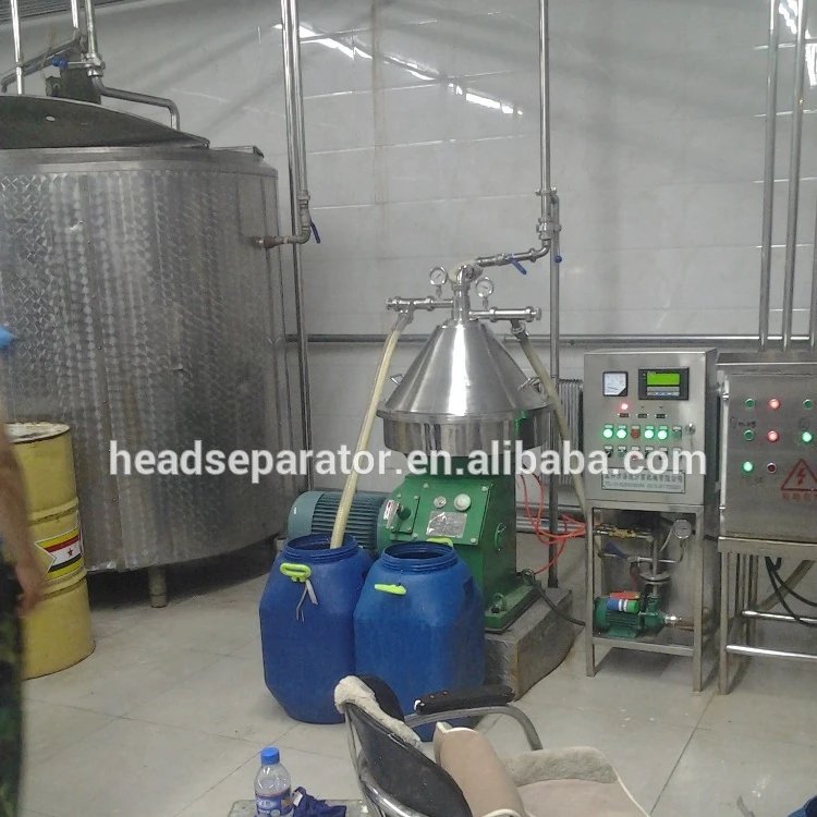 
NRSDH30 dairy milk cream disc centrifuge separator with self-cleaning bowl 
