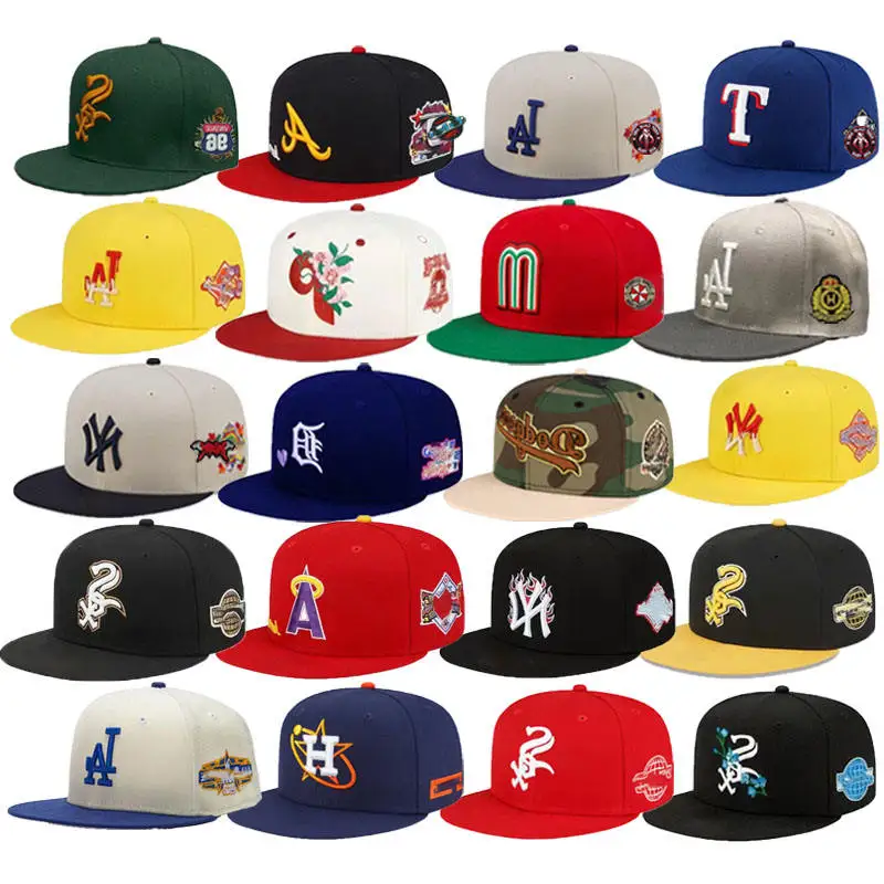 Customized LOGO Caps New Original Era Embroidery De Beisbol 6 Panel Sports Snapback Gorras Al Por Mayor Fitted Hats Baseball Cap