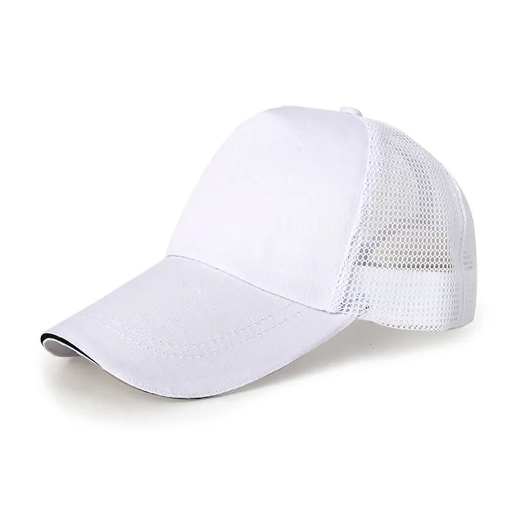 New Distressed Blank Style Custom 5 Panel Adjustable Sandwich Baseball Cap