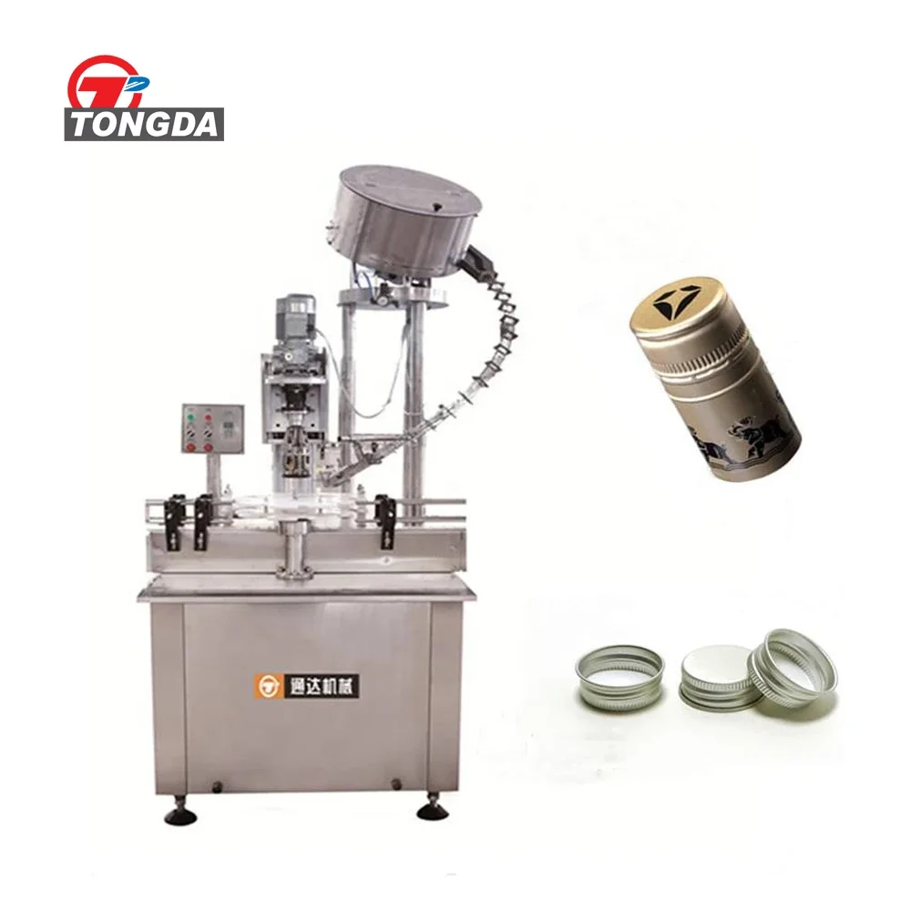 glass bottle capping machine, bottle capper machine, glass bottle cap sealer