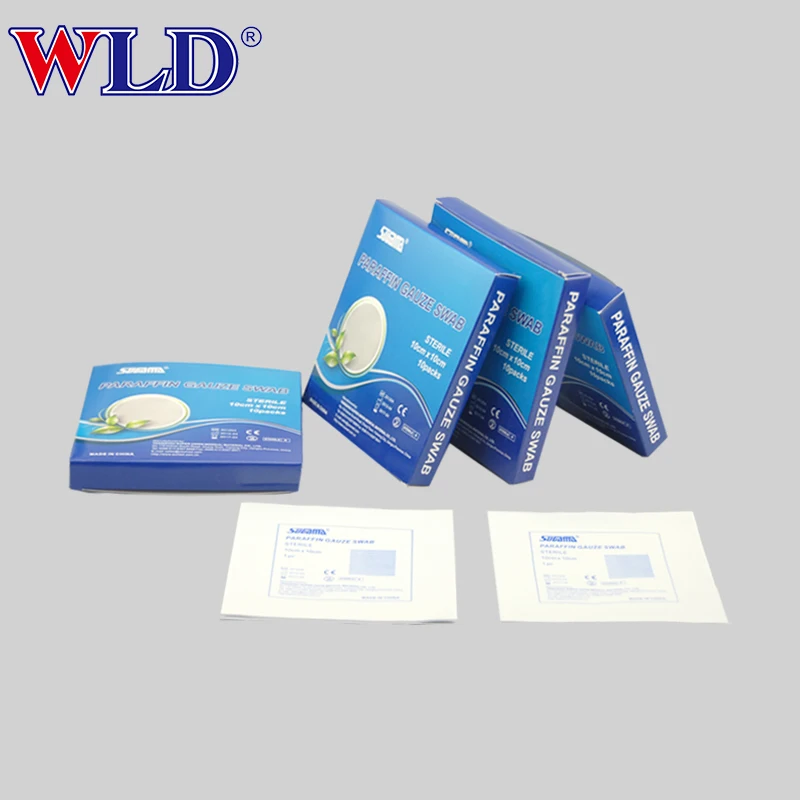 medical sterile paraffin gauze jelonet paraffin gauze dressing
