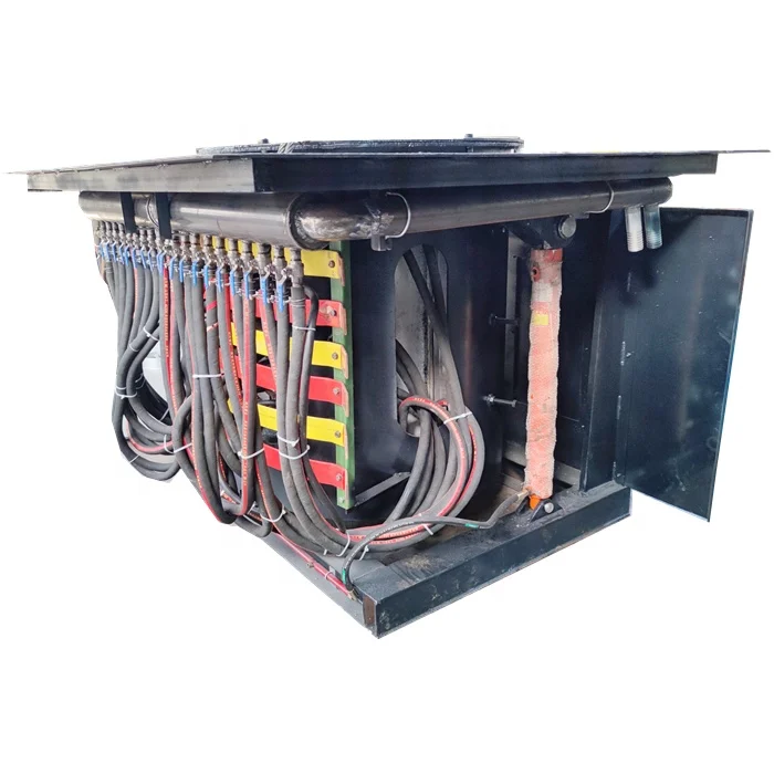 3 tons 2300KW medium frequency electric induction melting furnace steel foundry