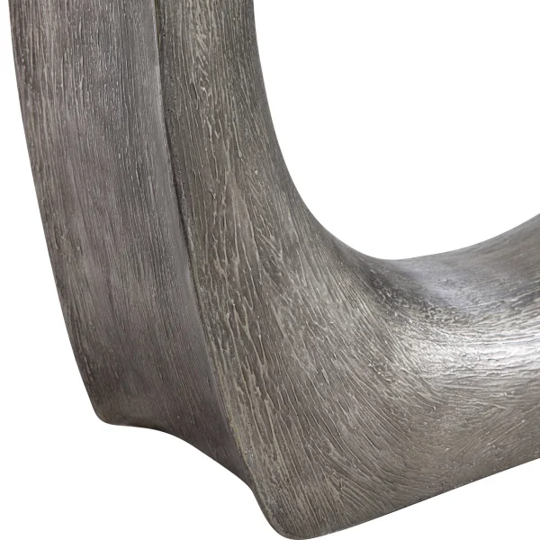 Modern Rock Style Metal Black square Side Table Is Placed Next to the Sofa and in Office