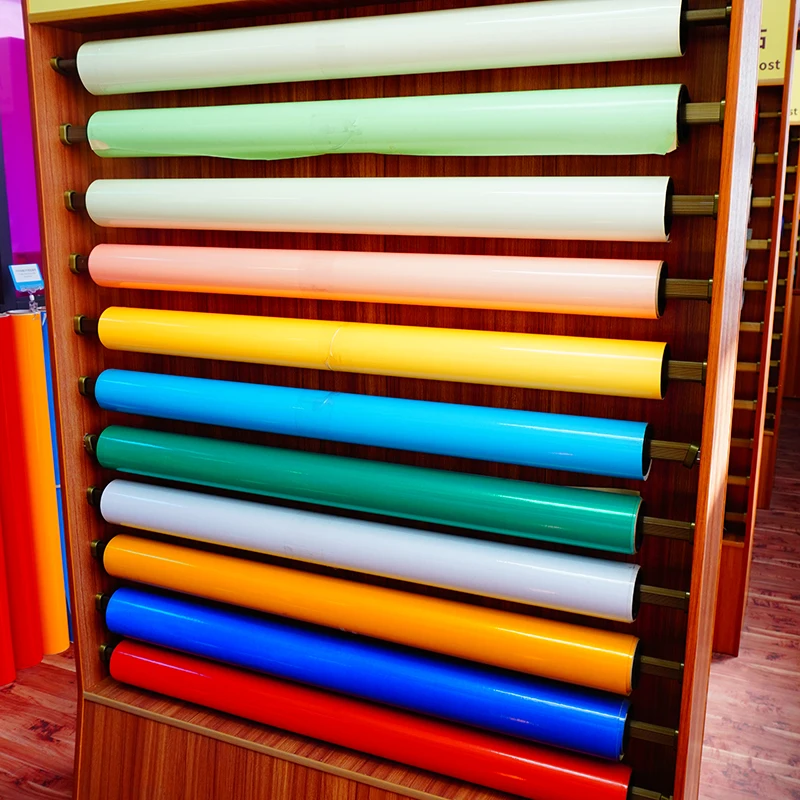 Wholesale Price Permanent Glossy Matte Colorful Sticker Rolls Self Adhesive Colour Cutting Vinyl