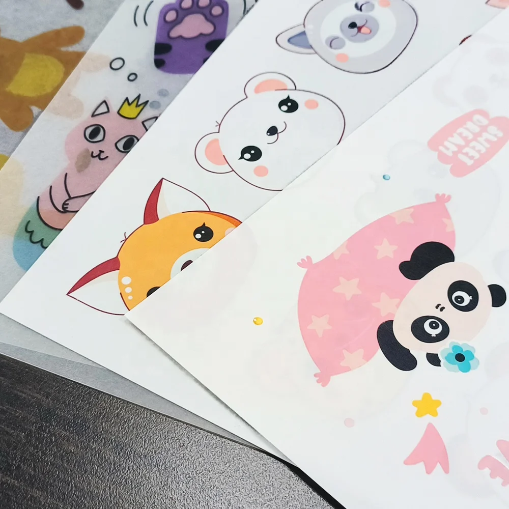 Wrap Pvc Transfer Colorful Sheets Shrink Pet Printable Heat Film Inkjet White Peintable Plastic Shrink Film Transfer Paper