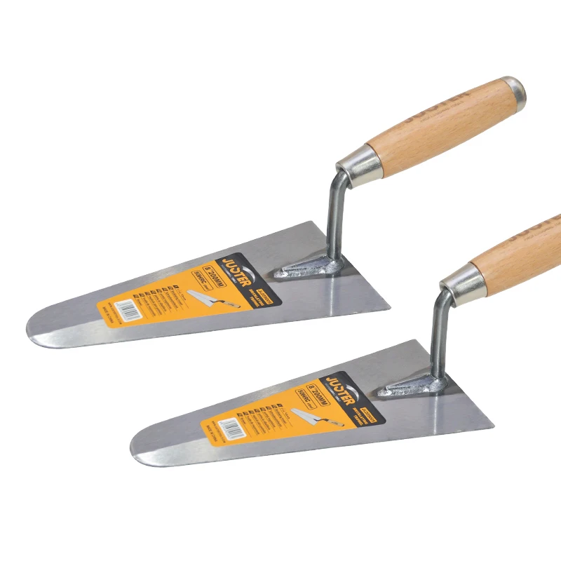 Round corner trowel Bricklaying Handwork Bricklaying Plaster Trowel Multi-Dimension size With Wooden Handle