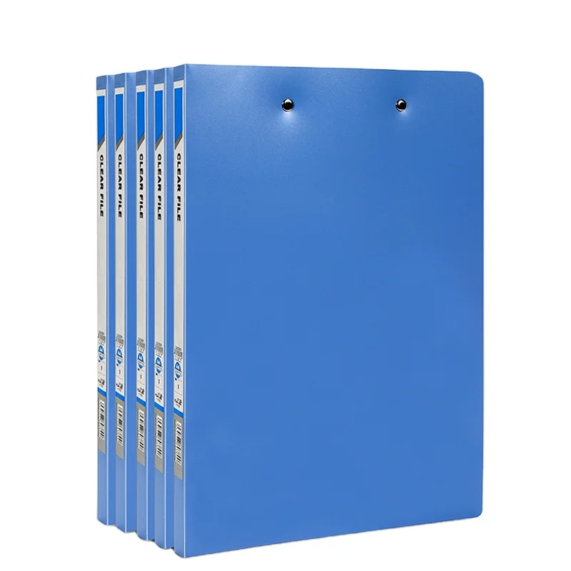 Manufacturer wholesale A4 folder single double spring data file clip office supplies