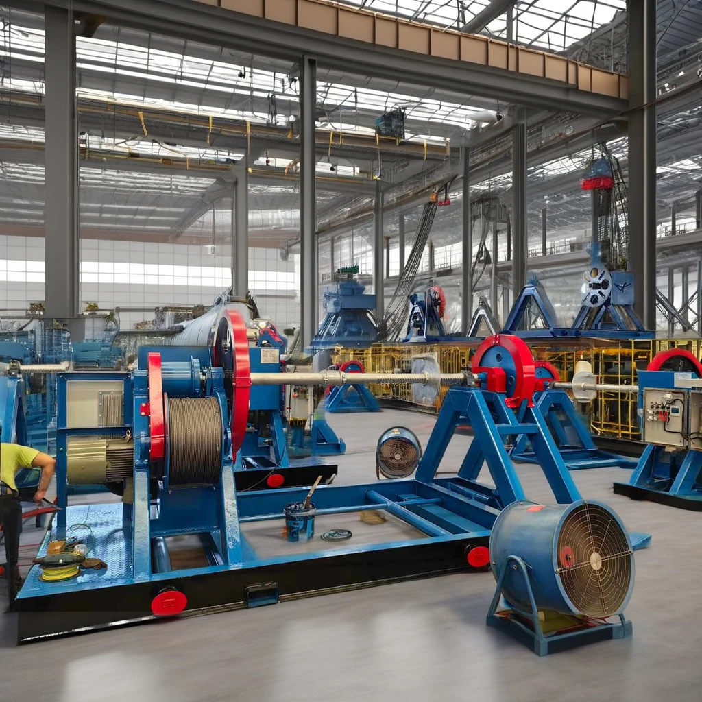 Diesel-Powered Oilfield Crown and Traveling Block Drill Rig Spooler Used with Valves as Core Components
