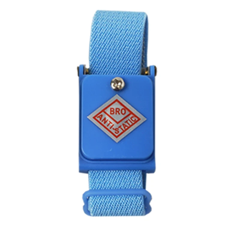 EPA Cleanroom Use Electrostatic Discharge Cordless Anti Static Band Blue Wireless ESD Bracelet Antistatic Wrist Strap
