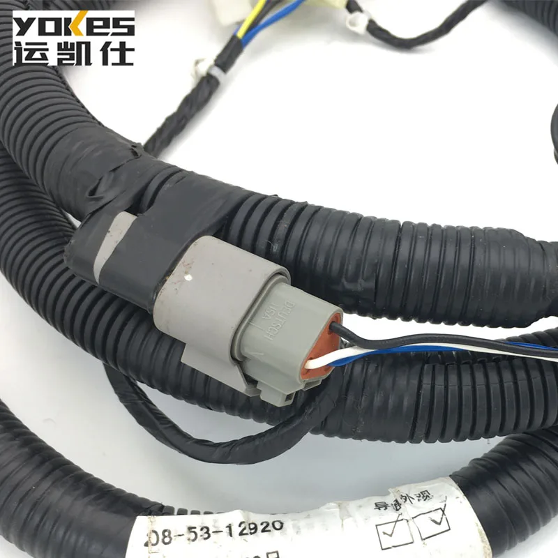 PC200-7 PC300-7 monitor wiring harness cable Excavator parts 208-53-12920 for komatsu