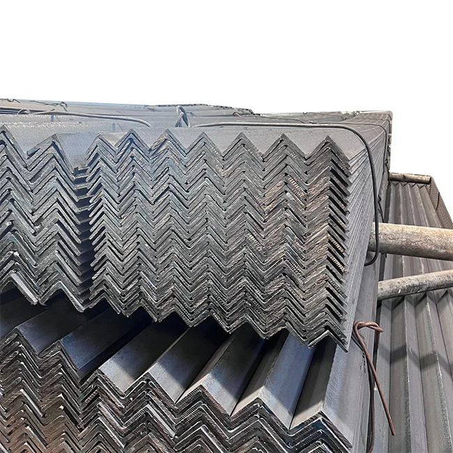 ASTM q345 types of carbon steel equal angle price per kg iron angle steel bar
