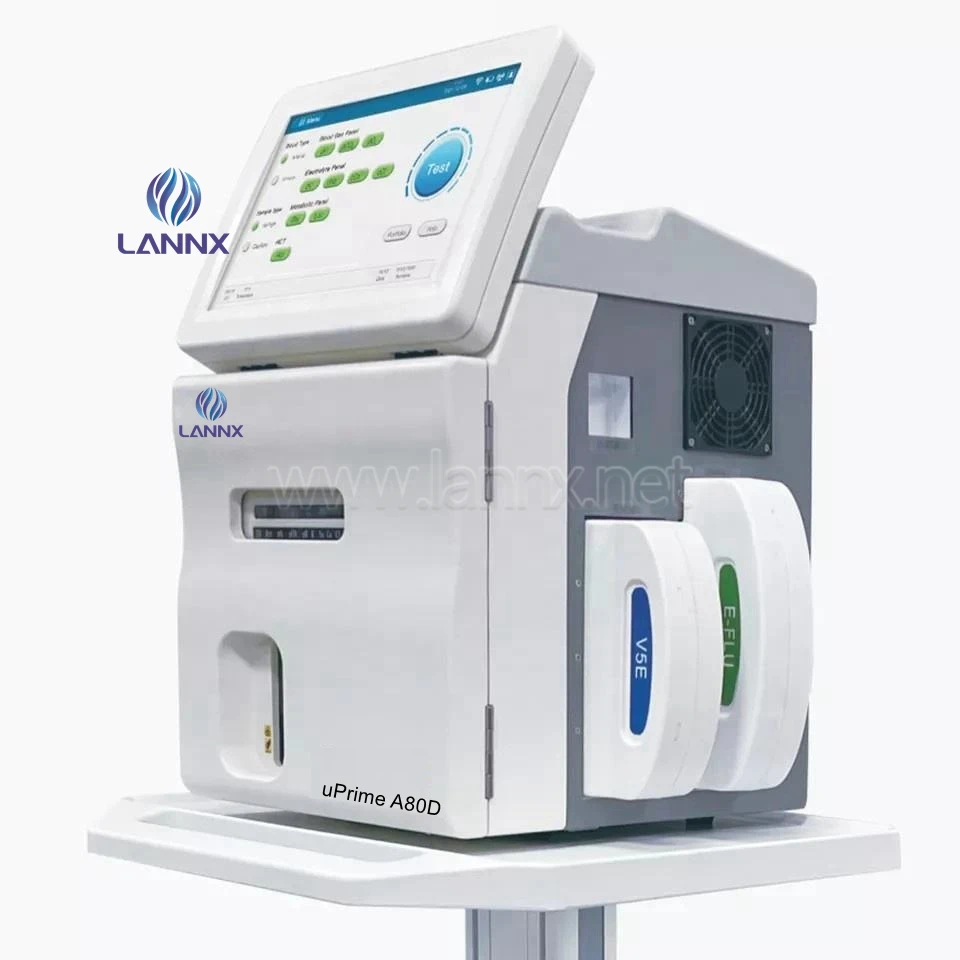 Многофункциональный портативный анализатор артериального газа LANNX uPrime A80D лабораторный полностью автоматизированный умный автоматический в крови