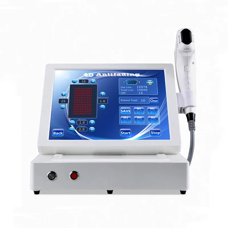 4D Hifu 20000 Shots 12 Lines Anti Wrinkle Face Lift Skin Tightening Body Slimming Hifu Beauty Machine
