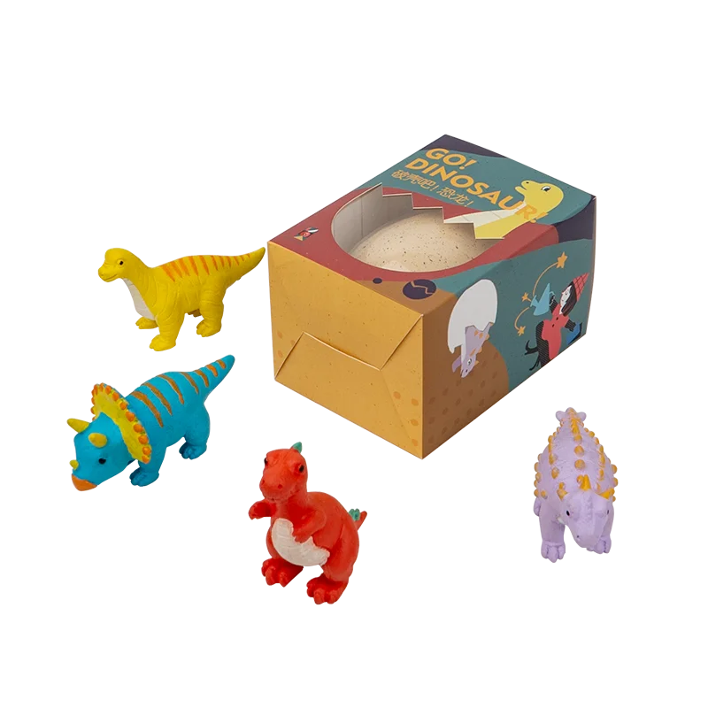 DIY Educational eggs dinosaur kit Toy set water growing hatching dinosaur egg kids Toys