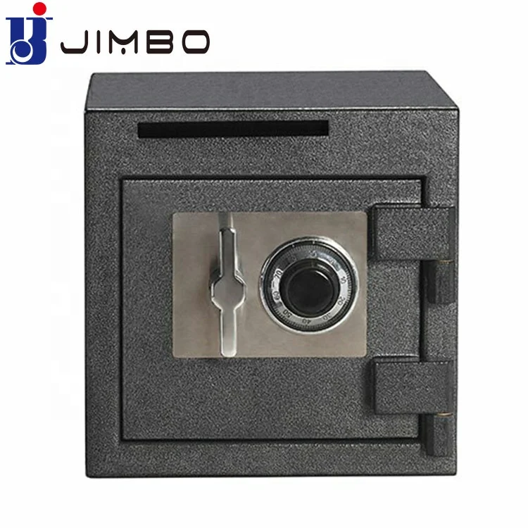 Jimbo small hole money drawer electronic front loading deposit cash dropping safe