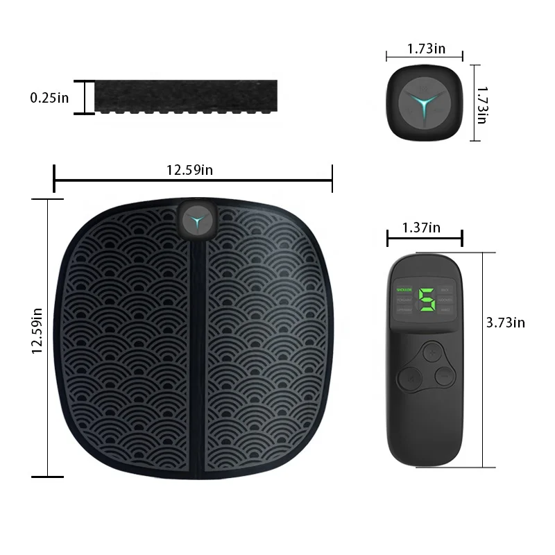 Массажер для ног складной с ДУ и зарядкой от usb