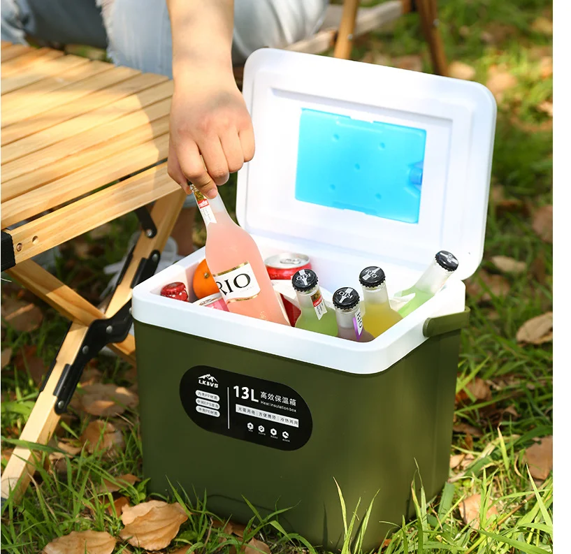 1L3L8L13L Customized PU Insulated Foam Ice Refrigerator Outdoor Camping Cold Refrigerator