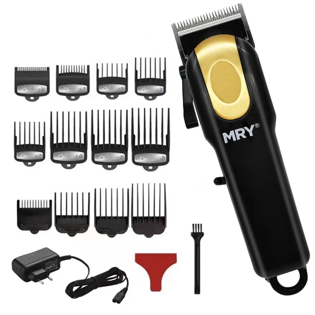 Mry Top Sales LCD Display Electric Hair Clipper DC 5V Cordless Professional Barber Hair Clipper Digital Electric Hair Clippers