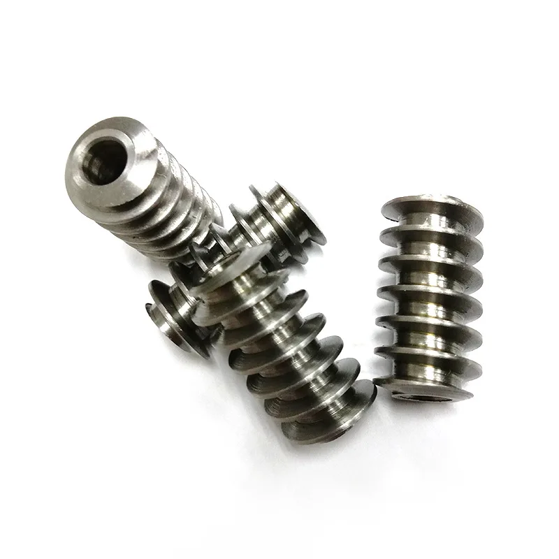 cnc worm sprocket gear 5 axis aluminum parts cnc machining service mini worm gear winch