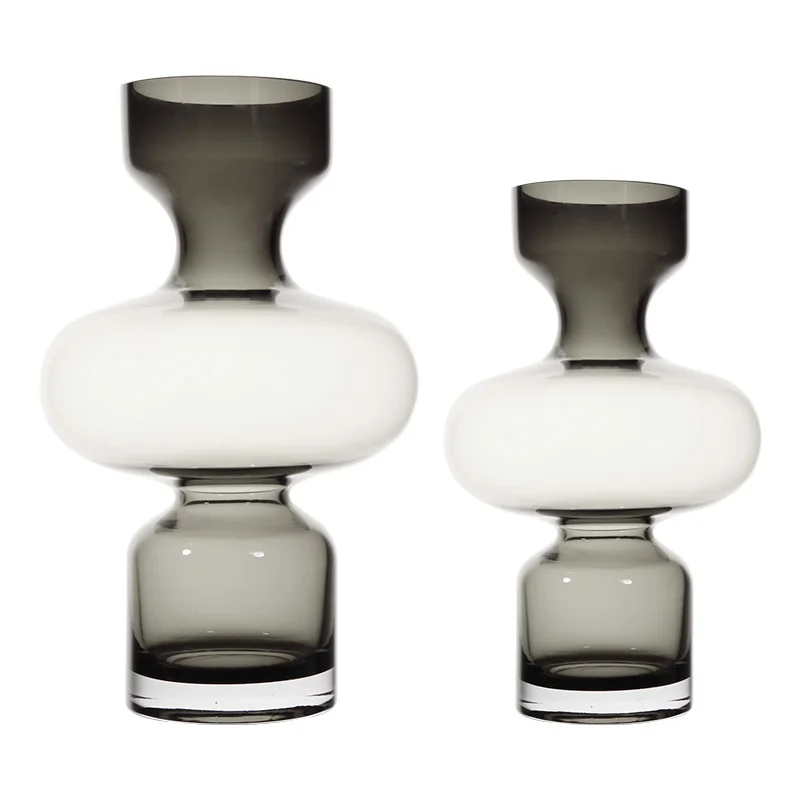 High Quality Home Decor Nordic Simple Handmade Glass Vase Hydroponics Vase Glass For The Dining Room