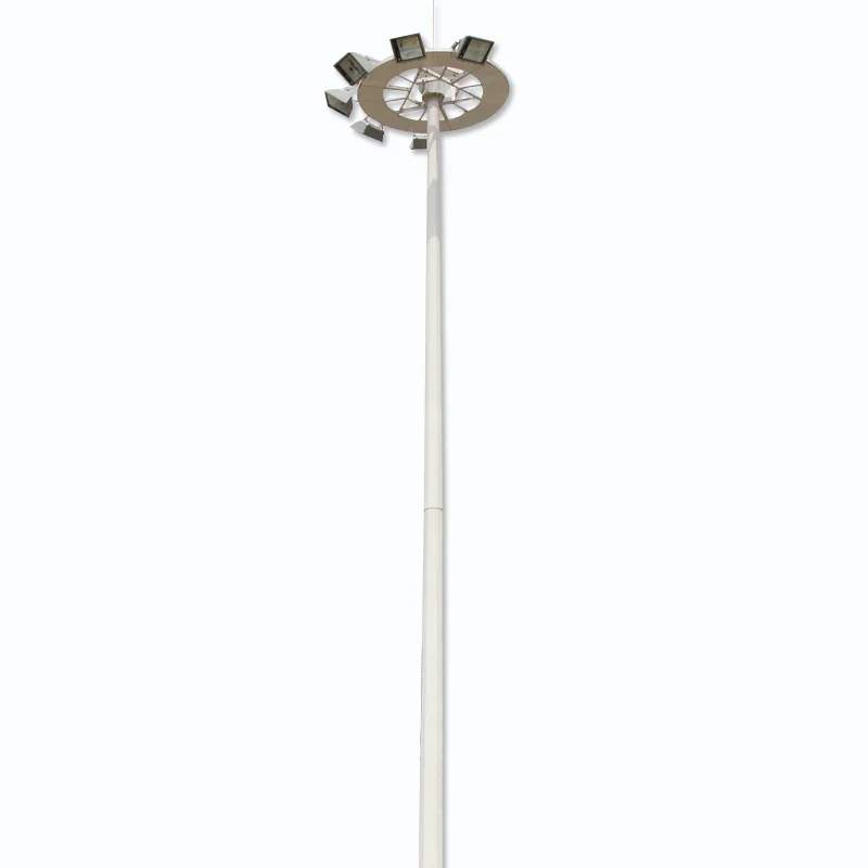 6-15M 50W-300W Lamp Pole Street Light Led Galvanized 30M High Mast Light Steel Pole