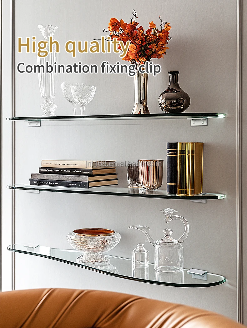 Aluminum T Shaped Cross Style And l Shape Glass Bracket Four Side Metal Frameless Glass Bracket Fastener Suitable For Glass