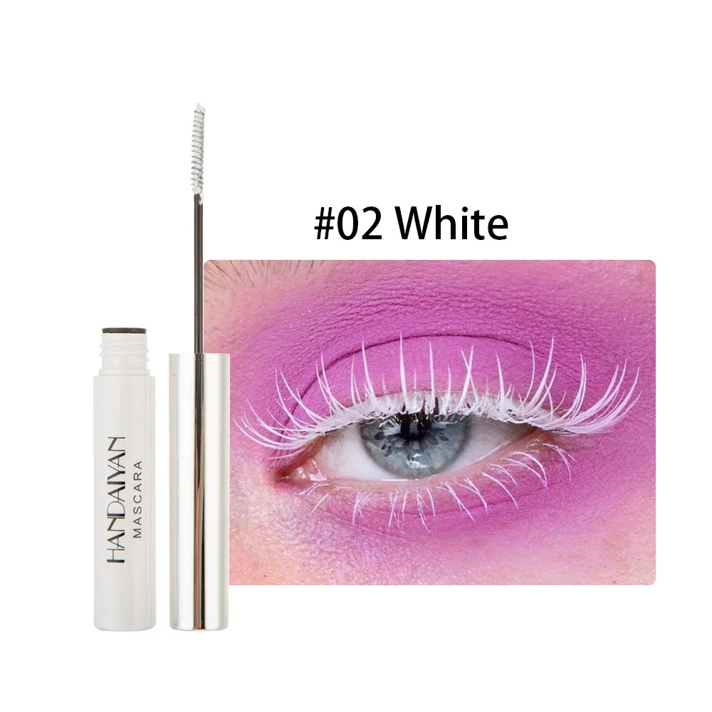 European And American Color Mascara Handaiyan Makeup Long-Lasting Waterproof Non-Smudge Slim Long Thick Curling Mascara