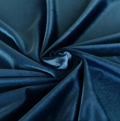 New designs polyester knit decoration shiny velour sofa upholstery fabric for furniture