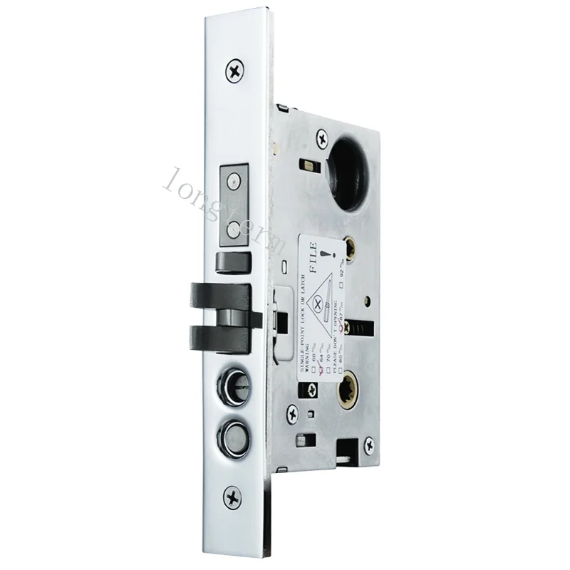 High Security Hardware Villa Door Lock Body 85 Series Home Metal Door Cylinder Stainless Steel 8545 Mortise Door Lock