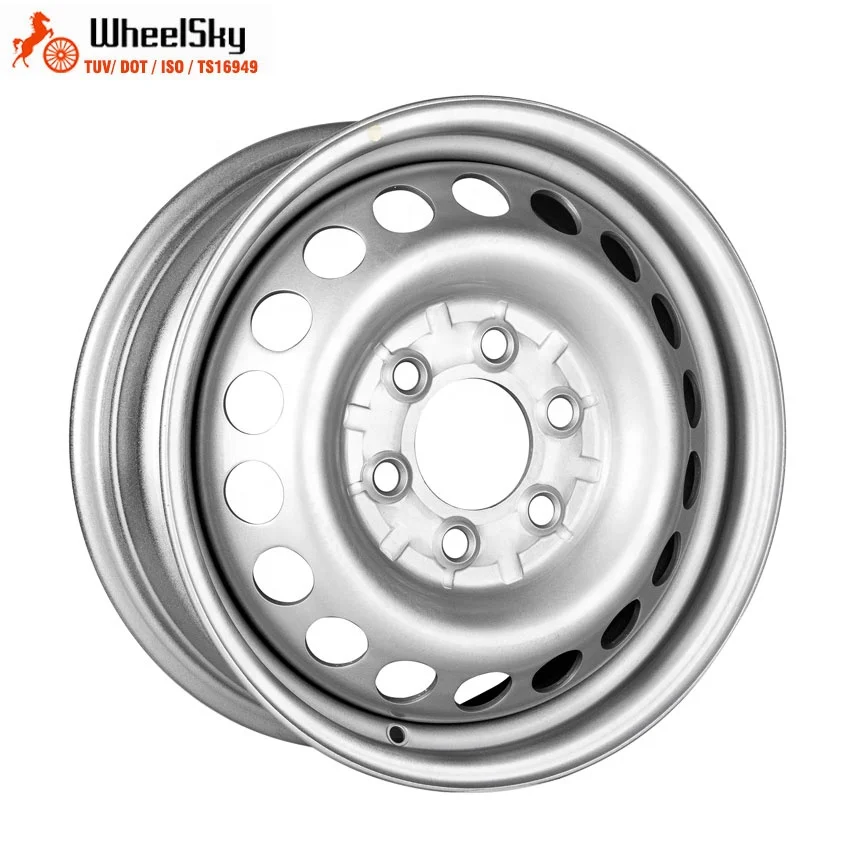 Колесный обод для грузовика Wheelsky 676C01T-S 16 дюймов 16x6,5 PCD 6x130 серебристый