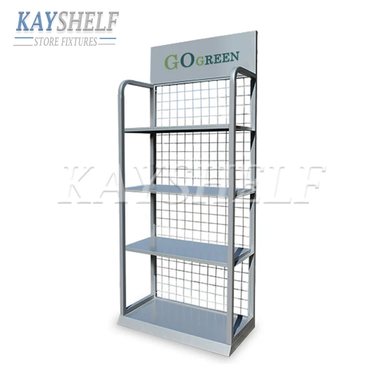 4-этажная металлическая подставка авто смазочного масла/моторного масла дисплей стенд