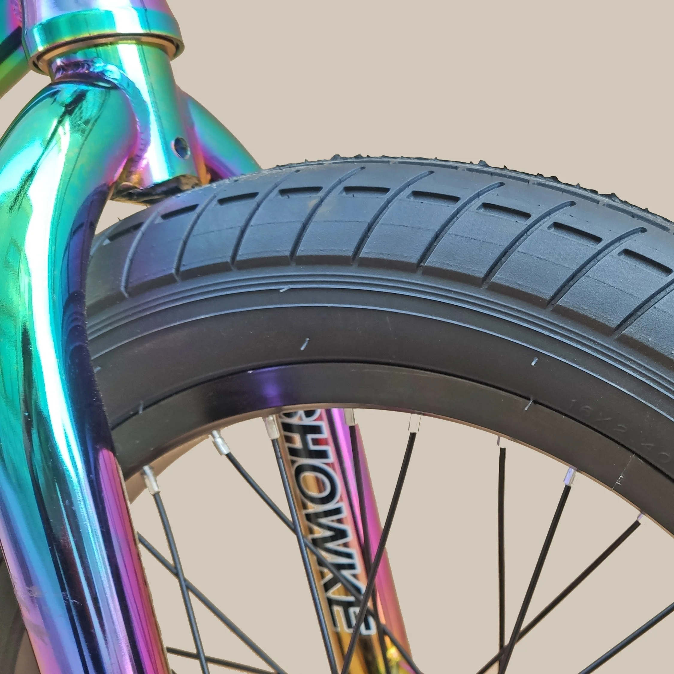 Customized 16 Inch Color Steel Bicycle Bmx Frame By Manufacturer New Design For Rainbow Colored Bicycles