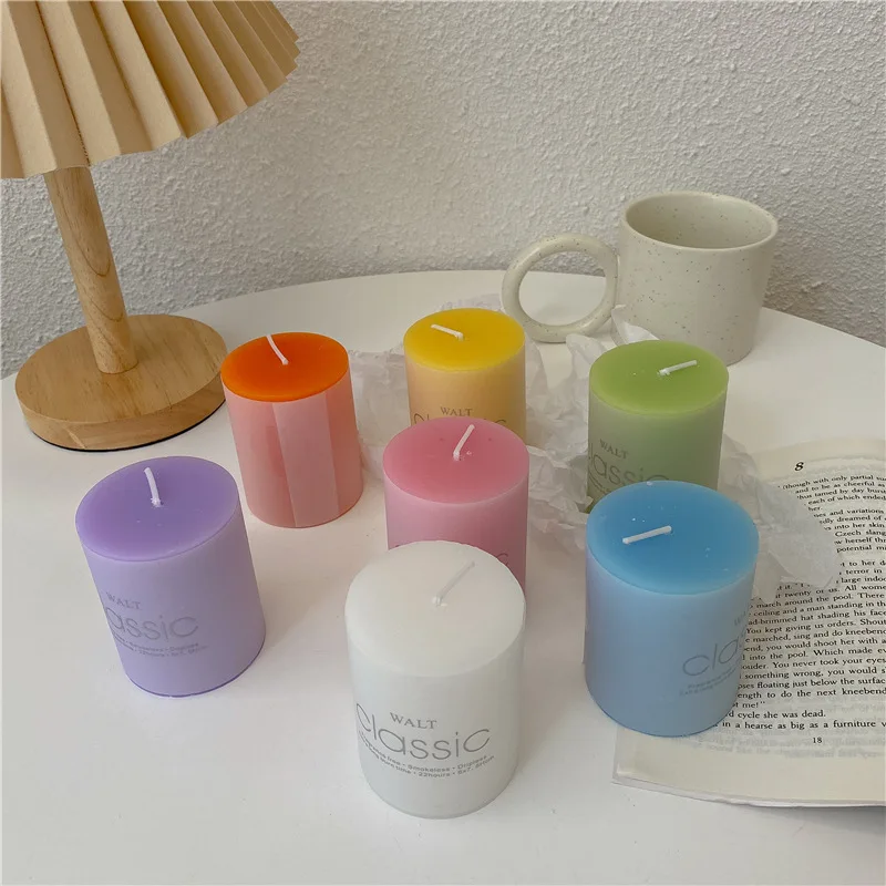 Customized Handmade Factory Supplier of Pillar Candle Colored Columnar Candles