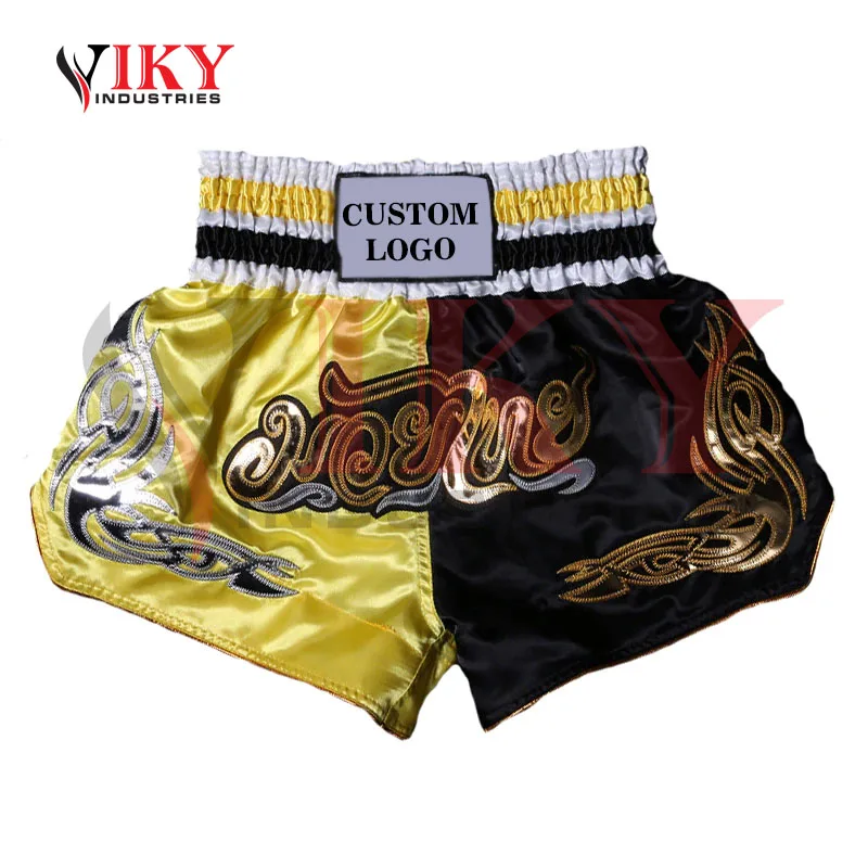 Wholesale Plain Stretchy Fight Mma Kick Boxing Muay Thai Shorts