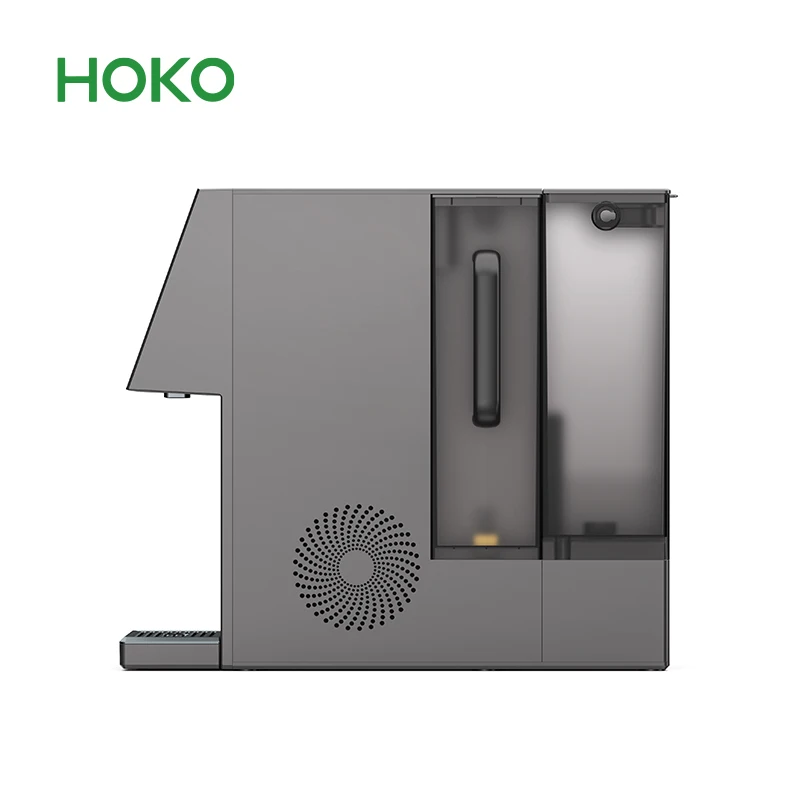 Smart touch screen operation panel desktop RO water purifier can play video ads