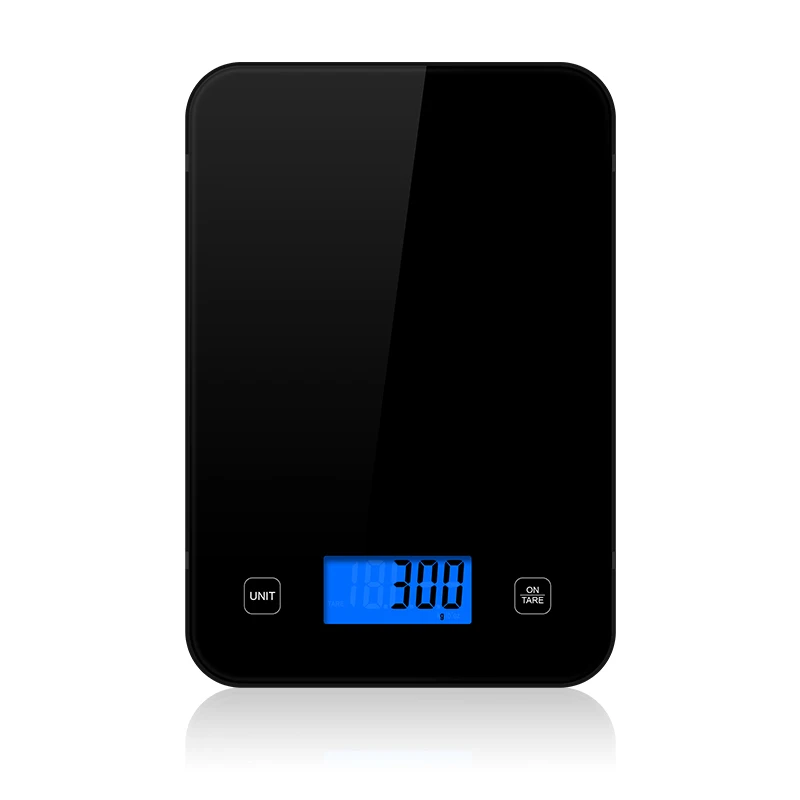 Platform LCD Tempered Glass 15 Kg Weight Measuring Electronic Weighing Digital Food Kitchen Scale