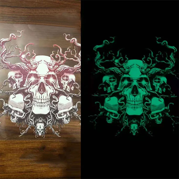 Fabric Transfer Print Custom Luminous Screen Print Heat Transfer Pictures Reflective Printingheat transfer designs hal