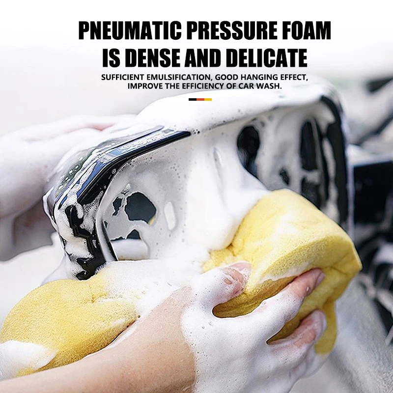 Foaming soap dispenser bottle trigger sprayer Car wash foam sprayer 2L Multi-Purpose Hand Pump Cleaning frosted bottle